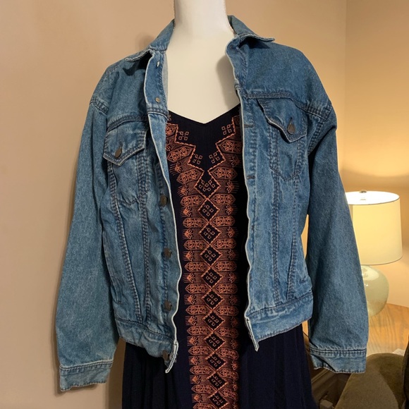 Vintage Liz Wear Denim Jean Jacket Size Medium with 6 pockets - Picture 9 of 16